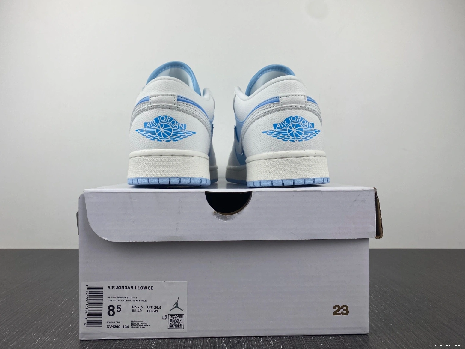 SE Jordan Ice Low - Blue 1 DV1299-104 (W) Reverse 0425